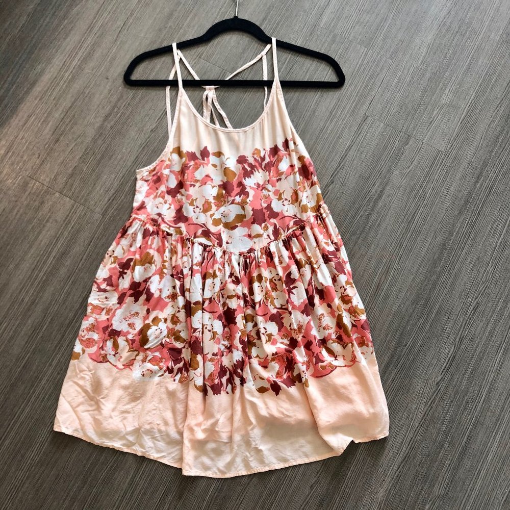 Free people pink floral sundress